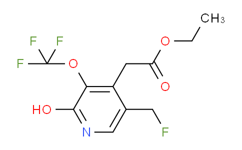 AM158633 | 1806171-45-8 | Ethyl 5-(fluoromethyl)-2-hydroxy-3-(trifluoromethoxy)pyridine-4-acetate