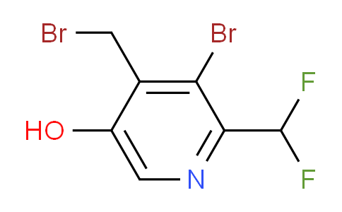 3-Bromo-4-(bromomethyl)-2-(difluoromethyl)-5-hydroxypyridine