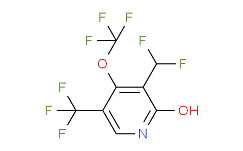 3-(Difluoromethyl)-2-hydroxy-4-(trifluoromethoxy)-5-(trifluoromethyl)pyridine
