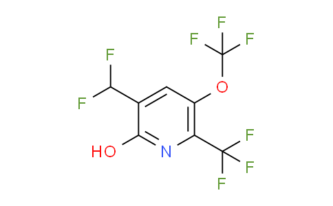 3-(Difluoromethyl)-2-hydroxy-5-(trifluoromethoxy)-6-(trifluoromethyl)pyridine