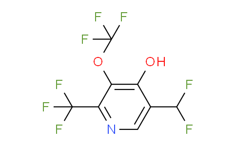 5-(Difluoromethyl)-4-hydroxy-3-(trifluoromethoxy)-2-(trifluoromethyl)pyridine