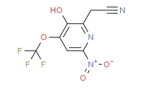 3-Hydroxy-6-nitro-4-(trifluoromethoxy)pyridine-2-acetonitrile