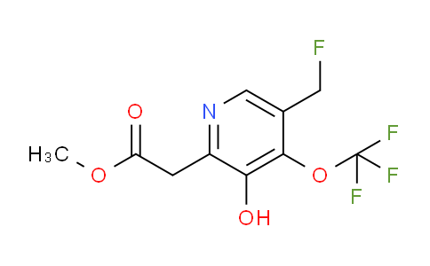 Methyl 5-(fluoromethyl)-3-hydroxy-4-(trifluoromethoxy)pyridine-2-acetate