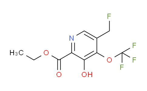 Ethyl 5-(fluoromethyl)-3-hydroxy-4-(trifluoromethoxy)pyridine-2-carboxylate