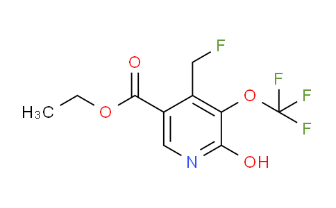 Ethyl 4-(fluoromethyl)-2-hydroxy-3-(trifluoromethoxy)pyridine-5-carboxylate