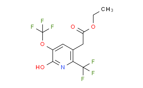 AM158708 | 1804368-22-6 | Ethyl 2-hydroxy-3-(trifluoromethoxy)-6-(trifluoromethyl)pyridine-5-acetate