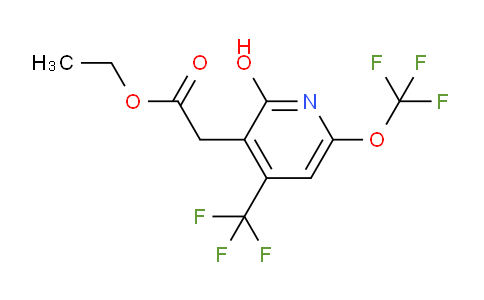 AM158717 | 1804796-46-0 | Ethyl 2-hydroxy-6-(trifluoromethoxy)-4-(trifluoromethyl)pyridine-3-acetate