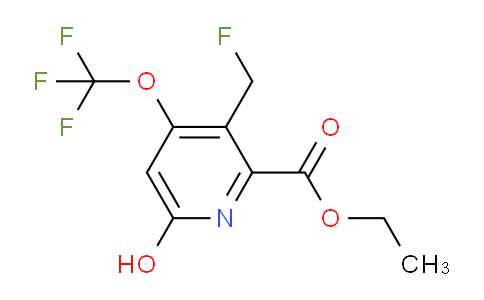 Ethyl 3-(fluoromethyl)-6-hydroxy-4-(trifluoromethoxy)pyridine-2-carboxylate