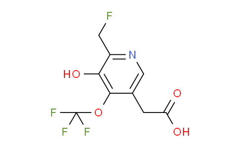 2-(Fluoromethyl)-3-hydroxy-4-(trifluoromethoxy)pyridine-5-acetic acid