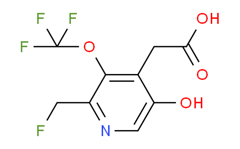 2-(Fluoromethyl)-5-hydroxy-3-(trifluoromethoxy)pyridine-4-acetic acid