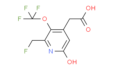 2-(Fluoromethyl)-6-hydroxy-3-(trifluoromethoxy)pyridine-4-acetic acid