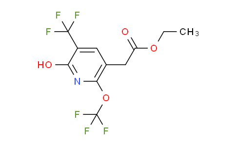 AM158737 | 1806745-27-6 | Ethyl 2-hydroxy-6-(trifluoromethoxy)-3-(trifluoromethyl)pyridine-5-acetate