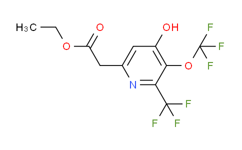 AM158740 | 1804477-88-0 | Ethyl 4-hydroxy-3-(trifluoromethoxy)-2-(trifluoromethyl)pyridine-6-acetate