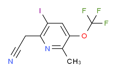 AM158742 | 1806741-62-7 | 5-Iodo-2-methyl-3-(trifluoromethoxy)pyridine-6-acetonitrile