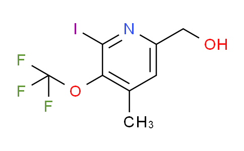 2-Iodo-4-methyl-3-(trifluoromethoxy)pyridine-6-methanol