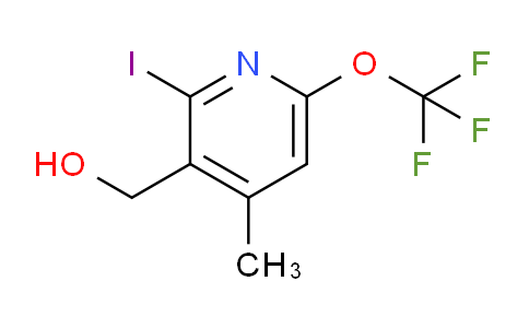 2-Iodo-4-methyl-6-(trifluoromethoxy)pyridine-3-methanol