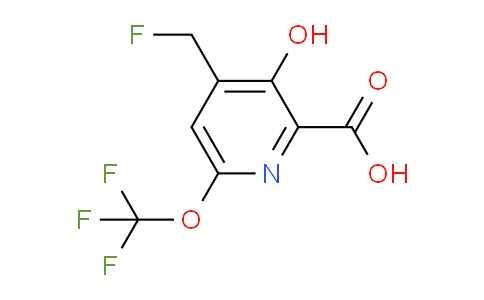 4-(Fluoromethyl)-3-hydroxy-6-(trifluoromethoxy)pyridine-2-carboxylic acid