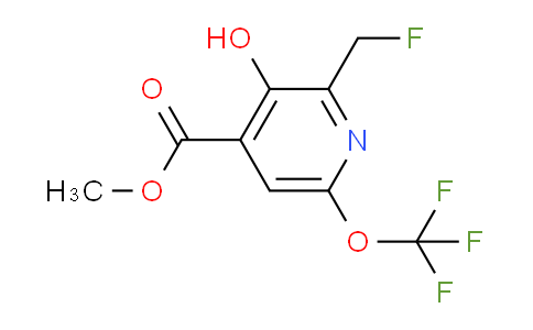 Methyl 2-(fluoromethyl)-3-hydroxy-6-(trifluoromethoxy)pyridine-4-carboxylate