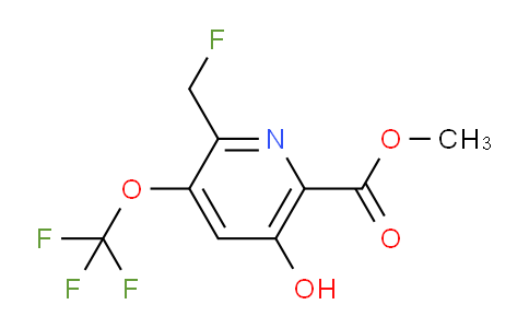 AM158760 | 1806743-93-0 | Methyl 2-(fluoromethyl)-5-hydroxy-3-(trifluoromethoxy)pyridine-6-carboxylate