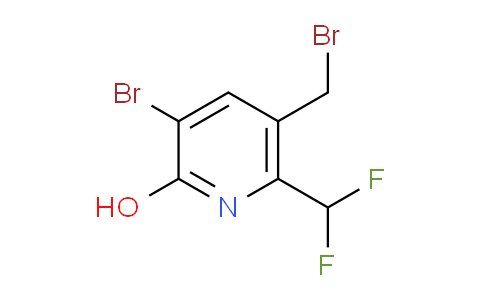 3-Bromo-5-(bromomethyl)-6-(difluoromethyl)-2-hydroxypyridine