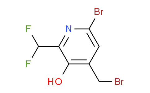 6-Bromo-4-(bromomethyl)-2-(difluoromethyl)-3-hydroxypyridine