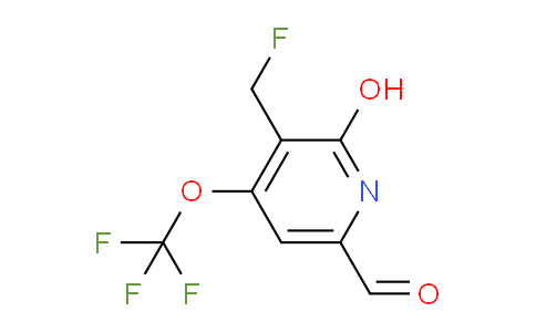 3-(Fluoromethyl)-2-hydroxy-4-(trifluoromethoxy)pyridine-6-carboxaldehyde