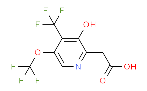 AM158797 | 1806159-43-2 | 3-Hydroxy-5-(trifluoromethoxy)-4-(trifluoromethyl)pyridine-2-acetic acid