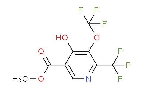 AM158801 | 1804777-34-1 | Methyl 4-hydroxy-3-(trifluoromethoxy)-2-(trifluoromethyl)pyridine-5-carboxylate