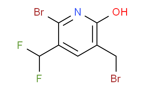 2-Bromo-5-(bromomethyl)-3-(difluoromethyl)-6-hydroxypyridine