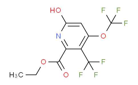 AM158816 | 1804838-92-3 | Ethyl 6-hydroxy-4-(trifluoromethoxy)-3-(trifluoromethyl)pyridine-2-carboxylate