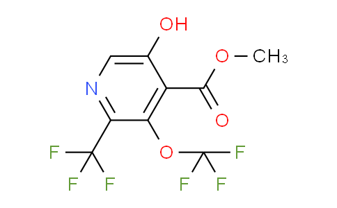 Methyl 5-hydroxy-3-(trifluoromethoxy)-2-(trifluoromethyl)pyridine-4-carboxylate