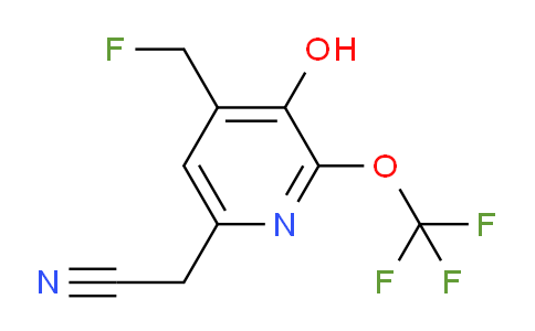 AM158833 | 1806038-21-0 | 4-(Fluoromethyl)-3-hydroxy-2-(trifluoromethoxy)pyridine-6-acetonitrile