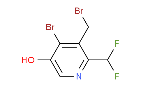 4-Bromo-3-(bromomethyl)-2-(difluoromethyl)-5-hydroxypyridine