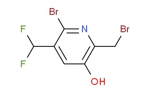 2-Bromo-6-(bromomethyl)-3-(difluoromethyl)-5-hydroxypyridine