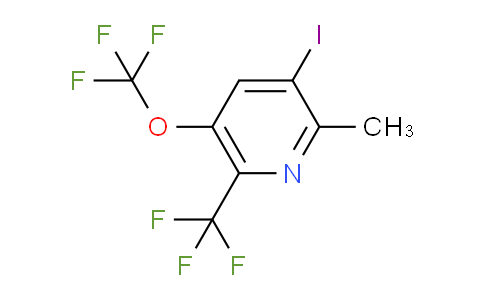 AM158885 | 1806171-48-1 | 3-Iodo-2-methyl-5-(trifluoromethoxy)-6-(trifluoromethyl)pyridine