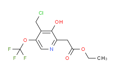 AM158889 | 1804836-75-6 | Ethyl 4-(chloromethyl)-3-hydroxy-5-(trifluoromethoxy)pyridine-2-acetate