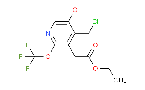 AM158895 | 1804342-14-0 | Ethyl 4-(chloromethyl)-5-hydroxy-2-(trifluoromethoxy)pyridine-3-acetate