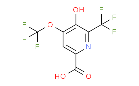 AM158898 | 1804367-78-9 | 3-Hydroxy-4-(trifluoromethoxy)-2-(trifluoromethyl)pyridine-6-carboxylic acid