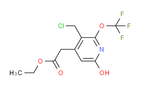 AM158901 | 1804361-32-7 | Ethyl 3-(chloromethyl)-6-hydroxy-2-(trifluoromethoxy)pyridine-4-acetate