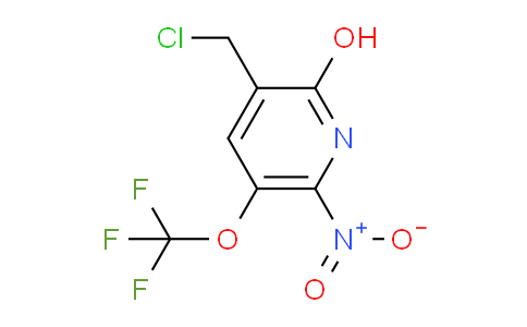 3-(Chloromethyl)-2-hydroxy-6-nitro-5-(trifluoromethoxy)pyridine