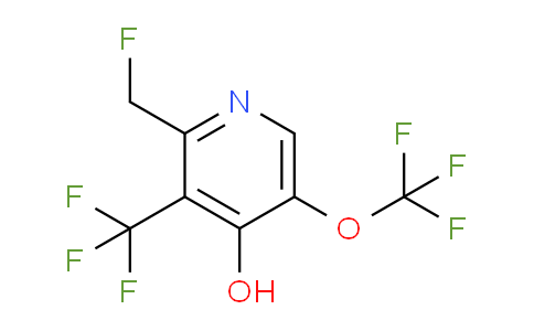 2-(Fluoromethyl)-4-hydroxy-5-(trifluoromethoxy)-3-(trifluoromethyl)pyridine