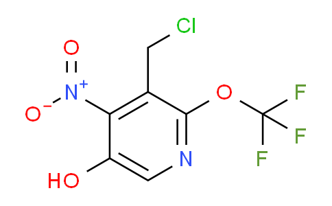 3-(Chloromethyl)-5-hydroxy-4-nitro-2-(trifluoromethoxy)pyridine