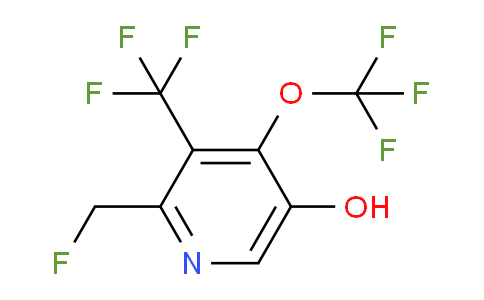 2-(Fluoromethyl)-5-hydroxy-4-(trifluoromethoxy)-3-(trifluoromethyl)pyridine