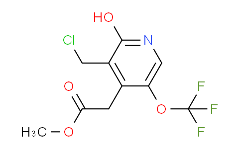 AM158939 | 1806744-46-6 | Methyl 3-(chloromethyl)-2-hydroxy-5-(trifluoromethoxy)pyridine-4-acetate