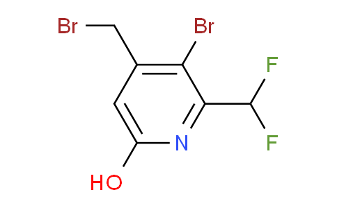 3-Bromo-4-(bromomethyl)-2-(difluoromethyl)-6-hydroxypyridine