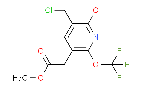 AM158941 | 1804341-41-0 | Methyl 3-(chloromethyl)-2-hydroxy-6-(trifluoromethoxy)pyridine-5-acetate