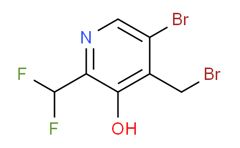 5-Bromo-4-(bromomethyl)-2-(difluoromethyl)-3-hydroxypyridine