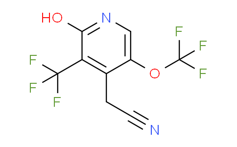 2-Hydroxy-5-(trifluoromethoxy)-3-(trifluoromethyl)pyridine-4-acetonitrile