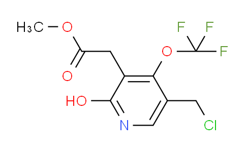 Methyl 5-(chloromethyl)-2-hydroxy-4-(trifluoromethoxy)pyridine-3-acetate