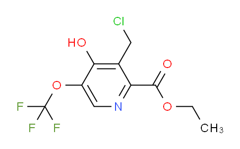 AM158966 | 1804825-68-0 | Ethyl 3-(chloromethyl)-4-hydroxy-5-(trifluoromethoxy)pyridine-2-carboxylate